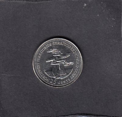 Beschrijving: 25 Cent  NORTH.WEST-TER.